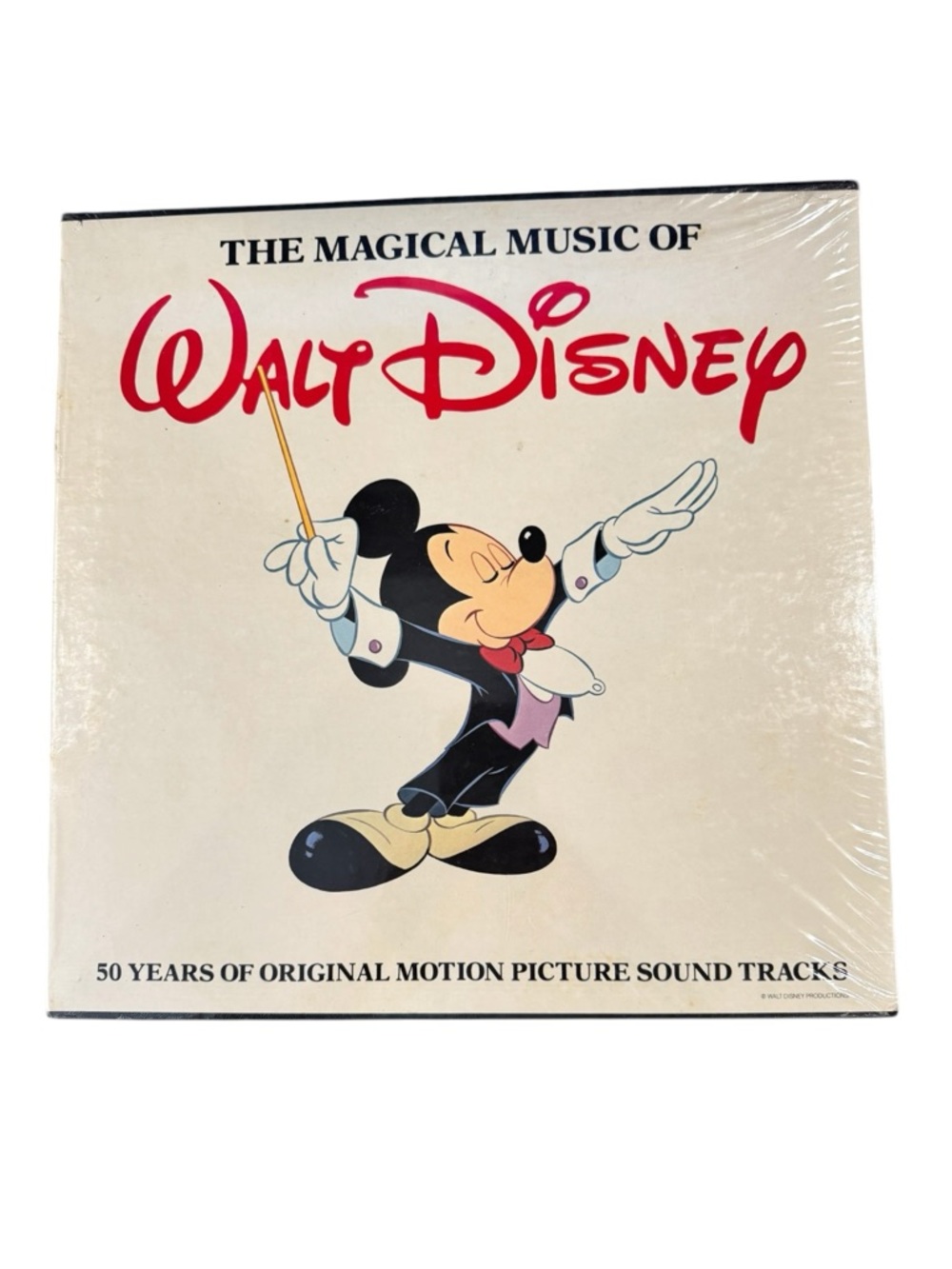 Disney Vintage Record Box Set 50 Years Soundtrack 4 LPs